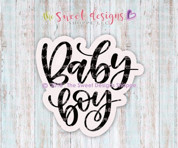 Baby Boy Plaque - Cookie Cutter Online