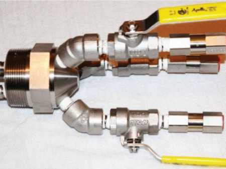 Chemical injection quill with three chemical ports, 1   to 2 , SS316 with check and ball valve Online now