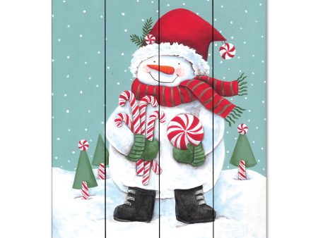 ART1313PAL - Candy Snowman - 12x16 Hot on Sale