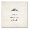 BRO272PAL - I Love You to the Lake & Back - 12x12 Online