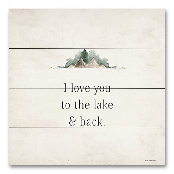 BRO272PAL - I Love You to the Lake & Back - 12x12 Online