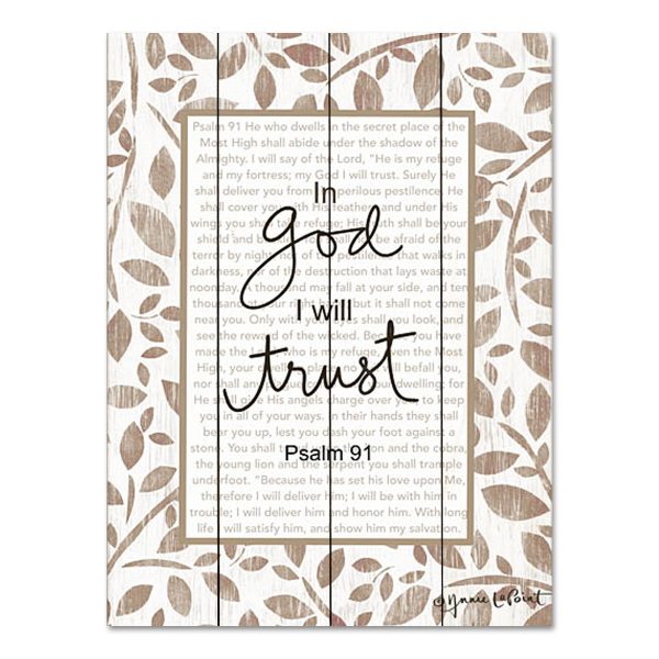 ALP2215PAL - In God I Will - 12x16 Fashion