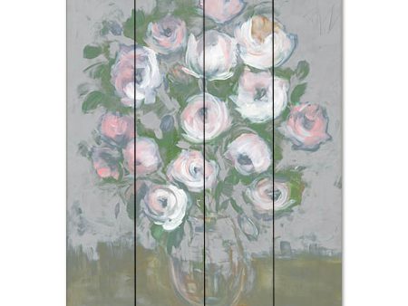 SDS1086PAL - Painterly Pink Posies - 12x16 Hot on Sale