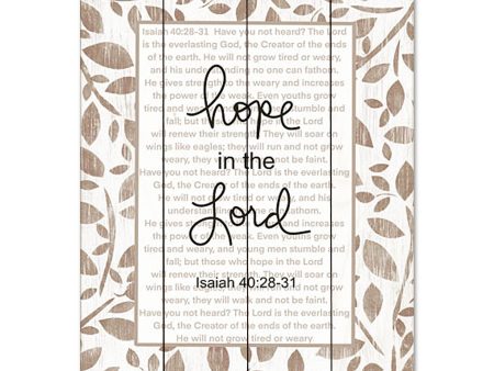 ALP2213PAL - Hope in the Lord - 12x16 For Cheap