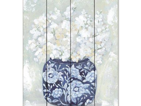 MKA160PAL - Pretty Petals in Blue - 12x16 For Cheap