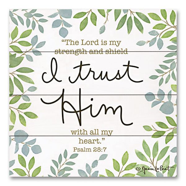 ALP2222PAL - I Trust Him - 12x12 For Discount