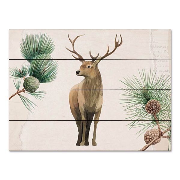 BRO271PAL - Deer in the Pines - 16x12 Online