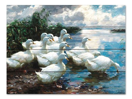 SDS1176PAL - Ducks by the Lake 1 - 16x12 Cheap